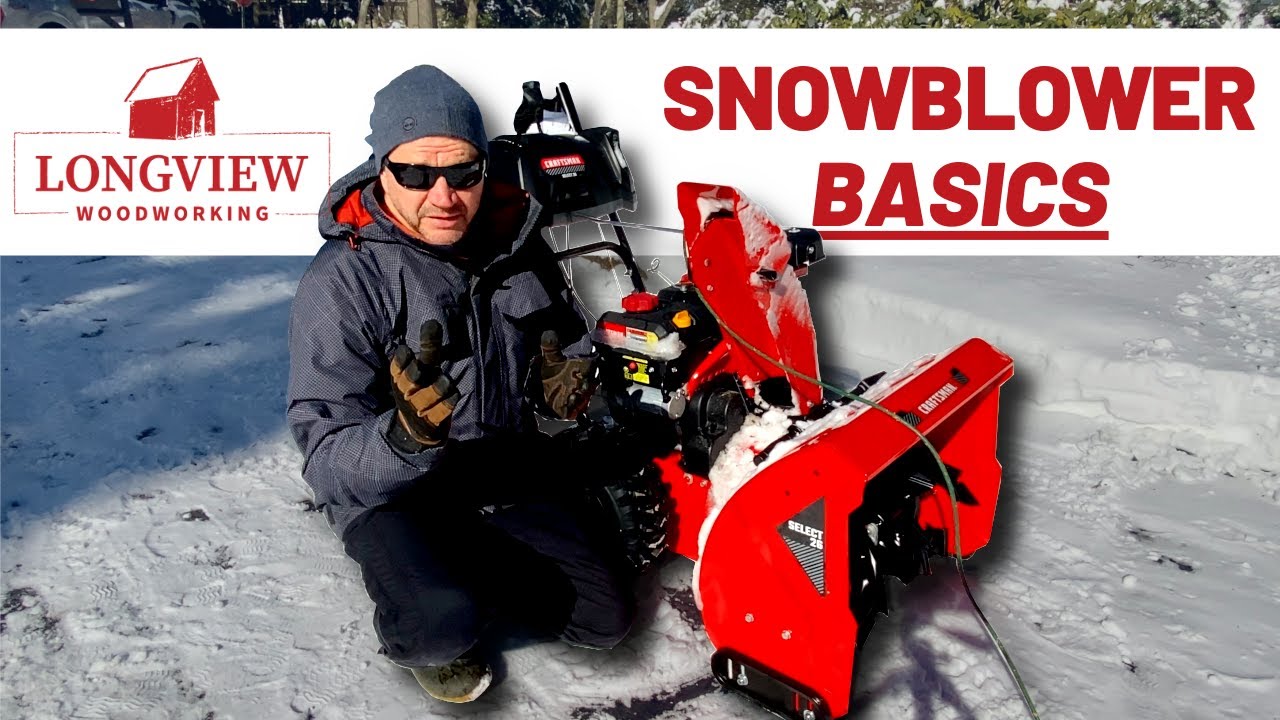 How To Start, Replace Shear Pin & Operate a Snowblower - CRAFTSMAN Select 26