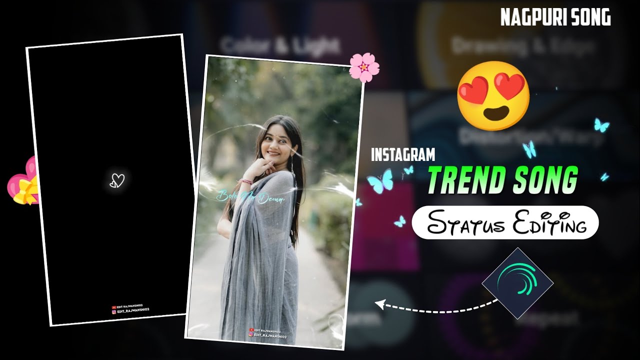 New Style Nagpuri Song ||Alight Motion|| kya tum meri rani banogi Nagpuri Lyrics Status Editing 2026