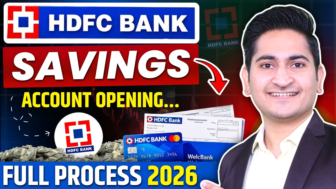 HDFC Bank Account Opening Online, How to Open HDFC Bank Account Online, Hdfc Online Account Opening