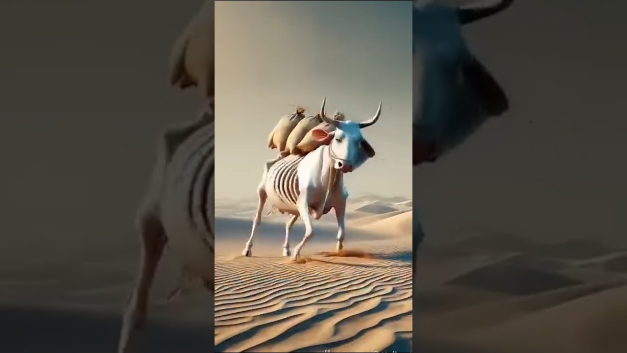 गाय मां को आया अचानक चक्कर 😨//#shots