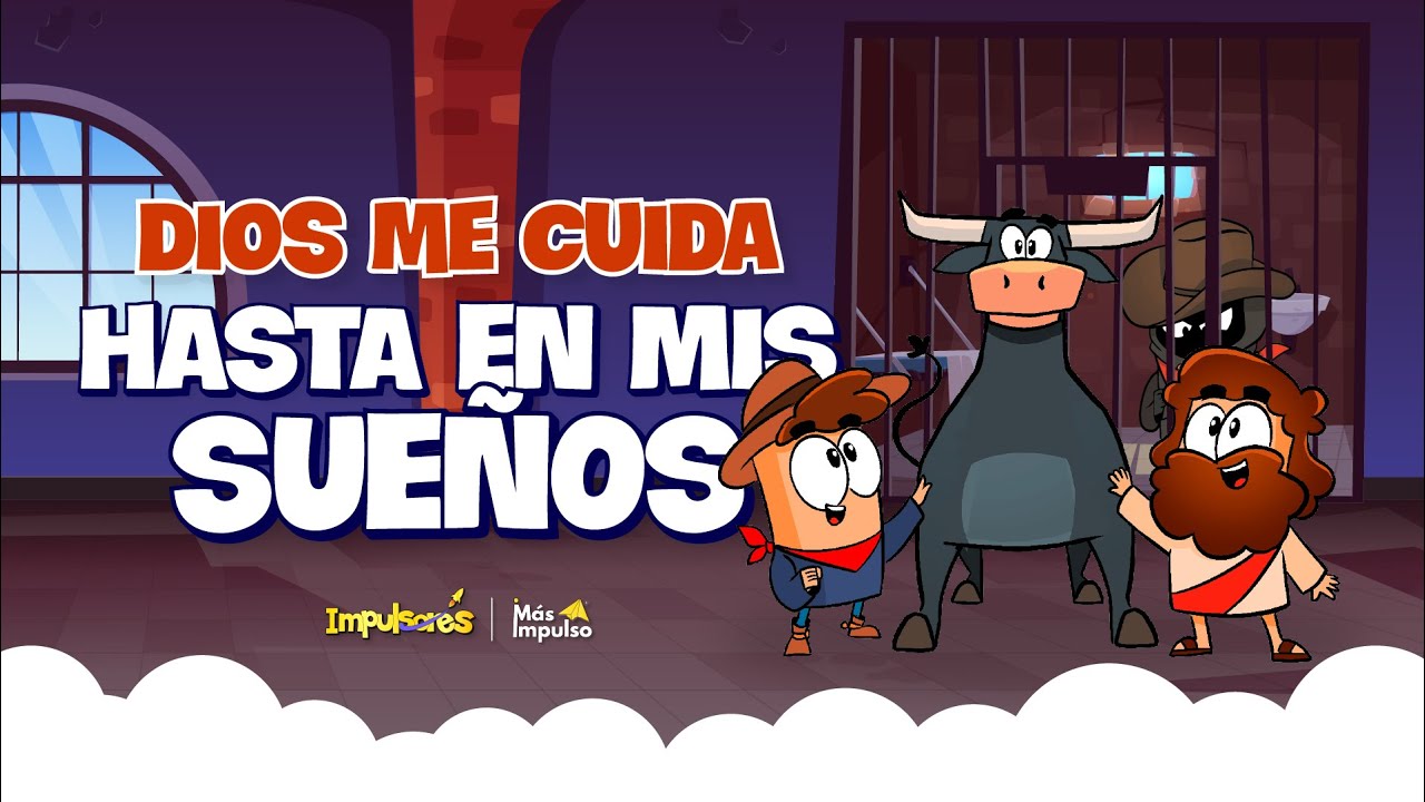 EN PAZ ME ACOSTARÉ PARA NIÑOS 😴 | SALMOS 4:8 | CARICATURAS BÍBLICAS INFANTILES