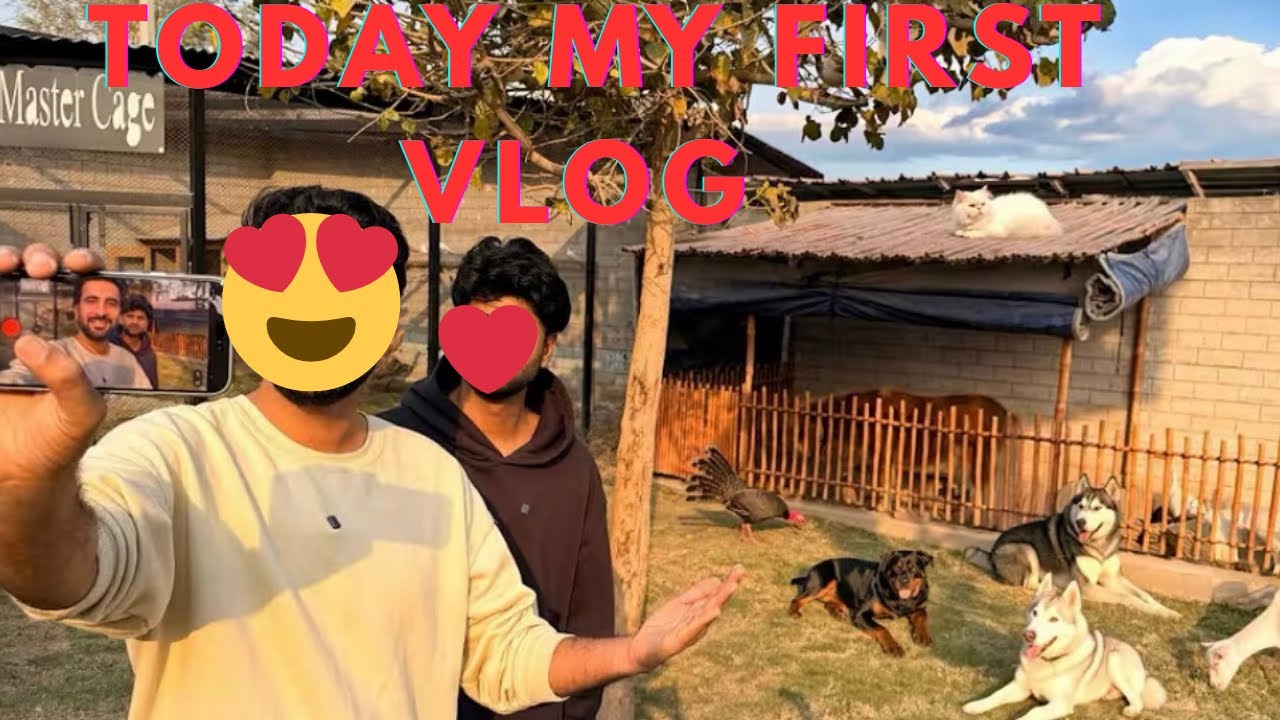 First vlog 🙈mini zoo me sare janwar bht khush 😍