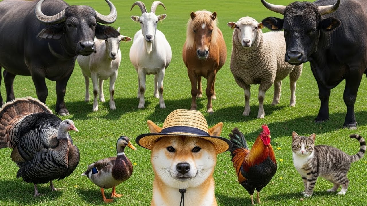Sonidos de Animales Educativos: Vaca, Cabra, Oveja, Cerdo, Pollo