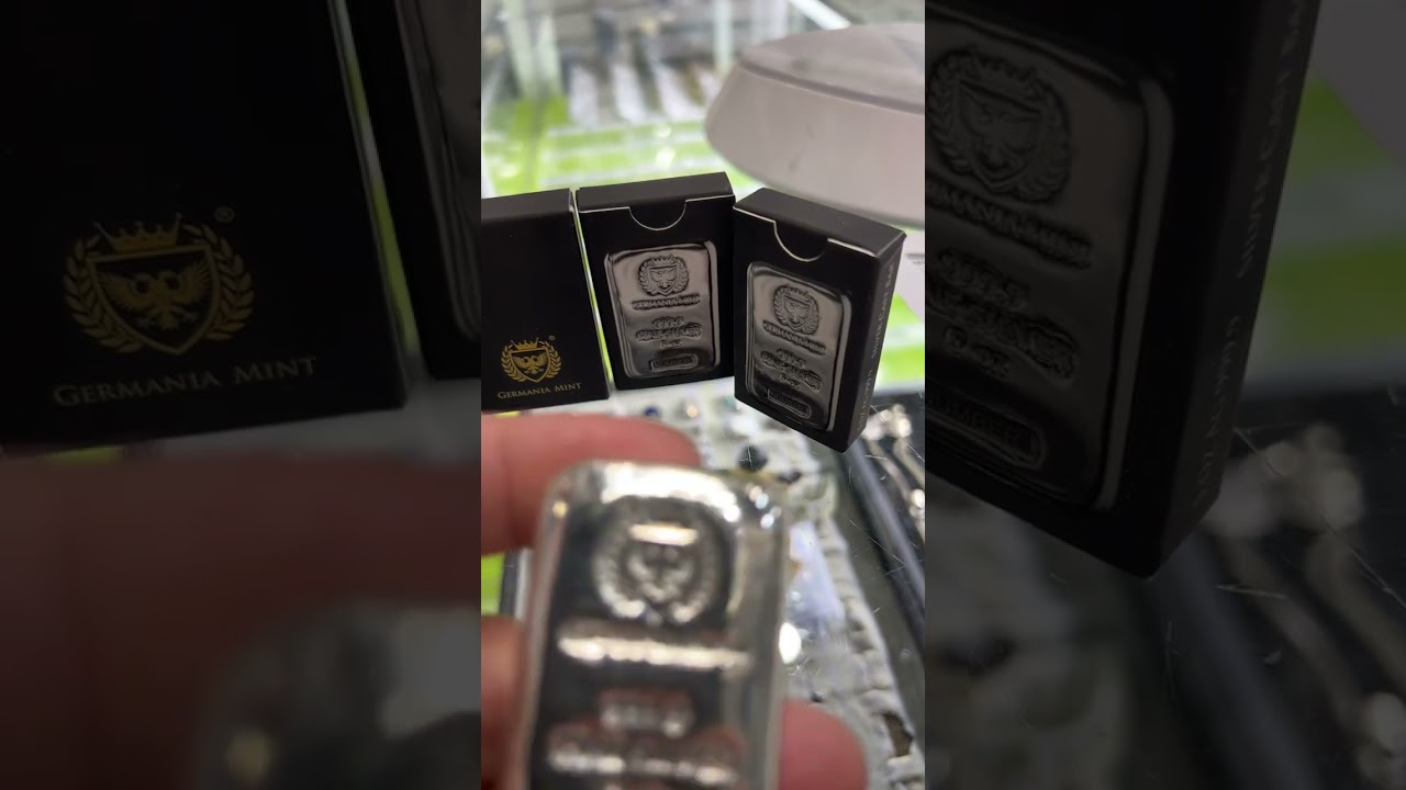Germania Mint 5 oz Silver Bar with Box