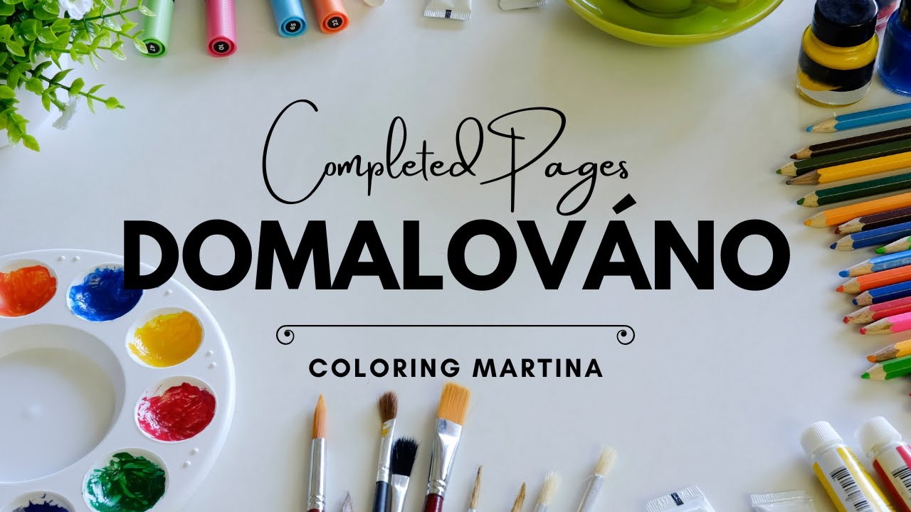 Domalováno (17. 8. 2024) - Completed Pages