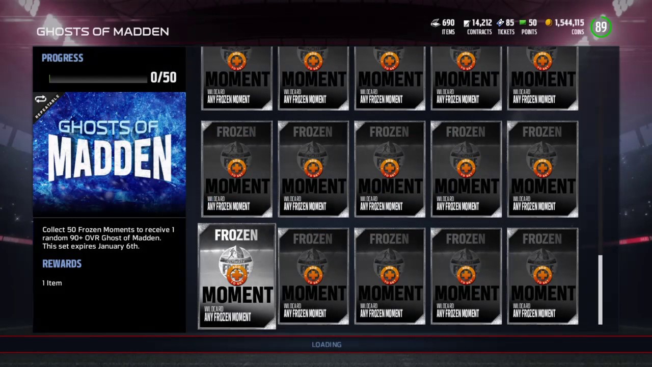 Madden NFL 17 Ultimate Team Ghost Of Madden Pack Opening