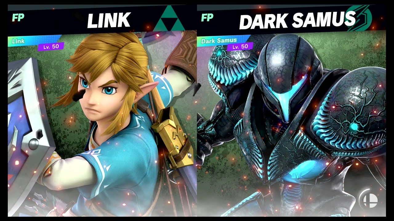 Super Smash Bros Ultimate Amiibo Fights – Link vs the World #67 Link vs Dark Samus
