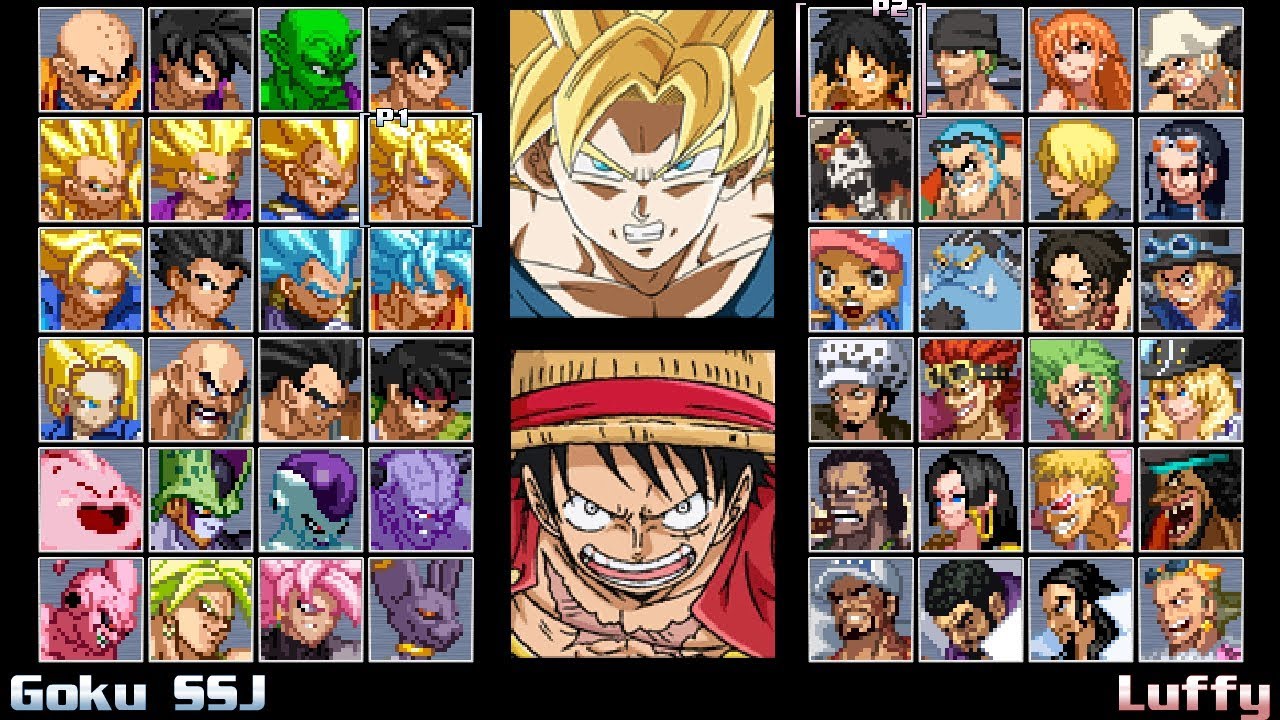 Malusardi Dragon Ball Z vs One Piece Extreme Colosseum Mugen (2019)