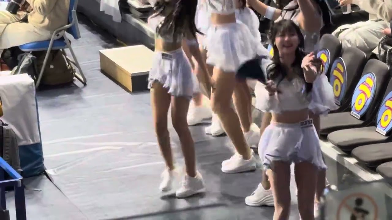 고양 소노 치어리더 단체응원 250109, 1쿼터 1