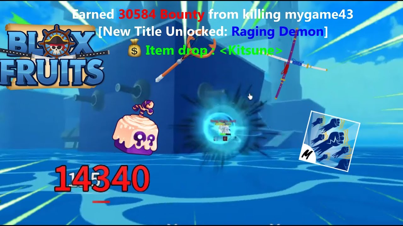 Getting RAGING DEMON👿 title in Blox Fruit and then This happend😱😱