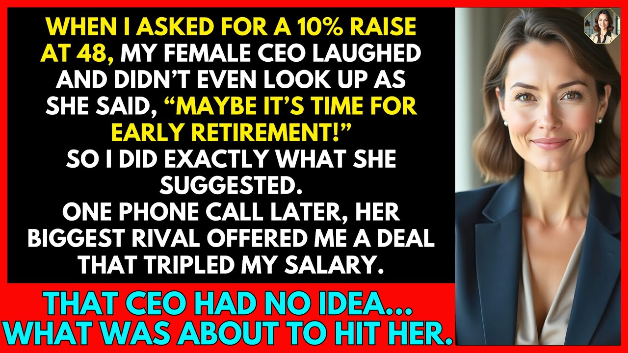 My Female CEO Refused My 10% Raise — So I Took My $107M Code to Her Biggest Rival…