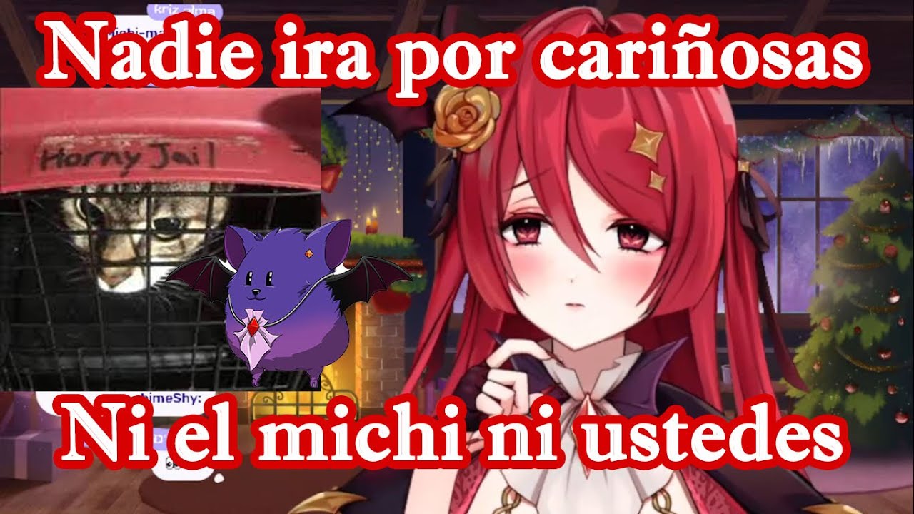 El michi de himea quiere ir de techo en techo y el chat también [Himea D'almaria]