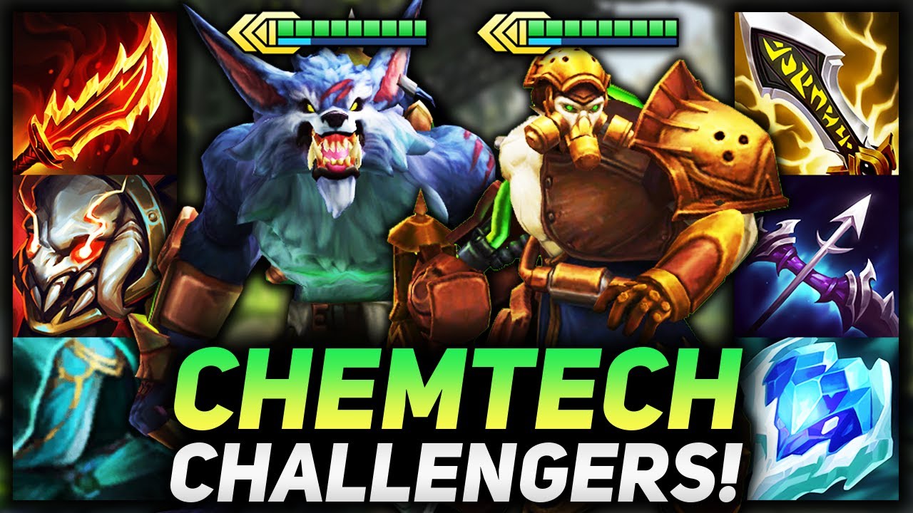3 STAR TRYNDAMERE AND WARWICK CHEMTECH CHALLENGER DUO!! | Teamfight Tactics Patch 12.5B