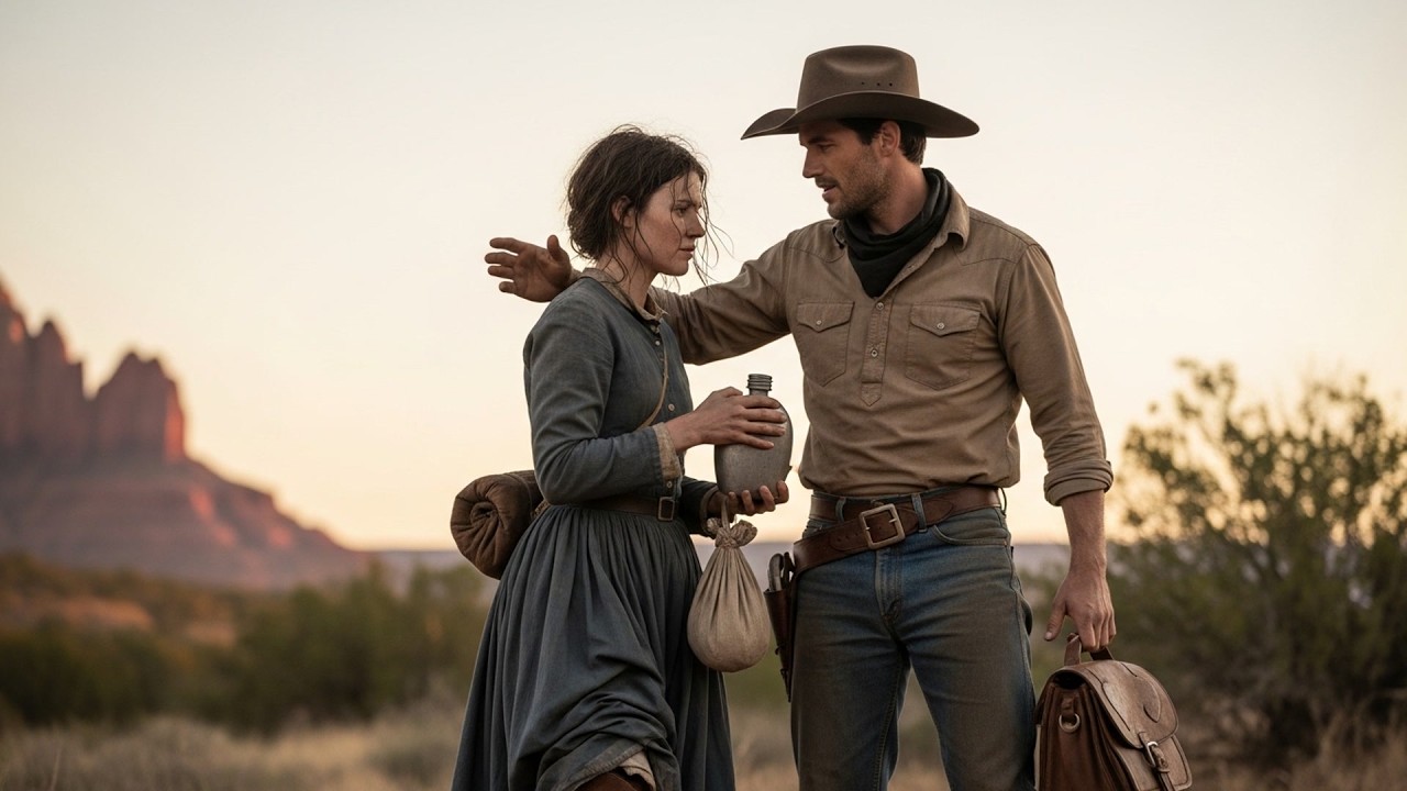 She Ran From Something She Would Never Name, The Cowboy Protected Her Without A Reason