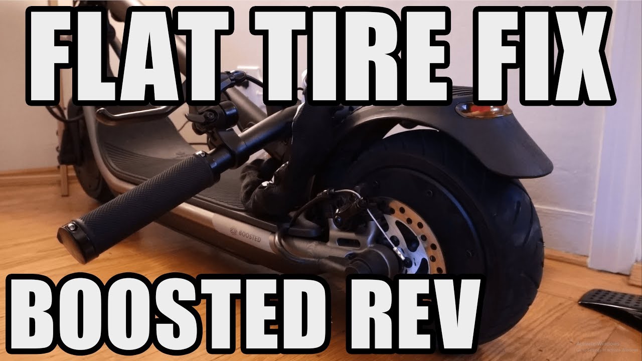 How to fix a flat tire on the Boosted Rev