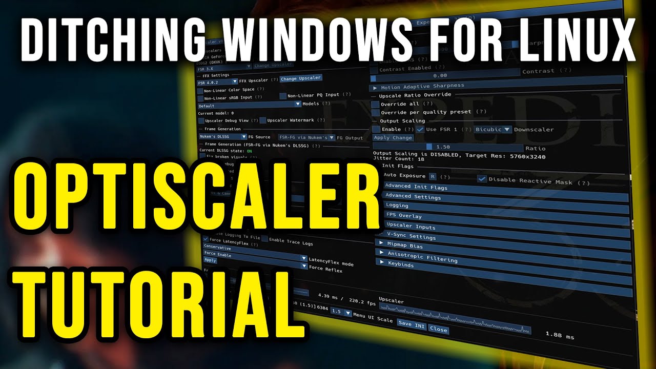 Make Your Linux Games LOOK AMAZING with OptiScaler!