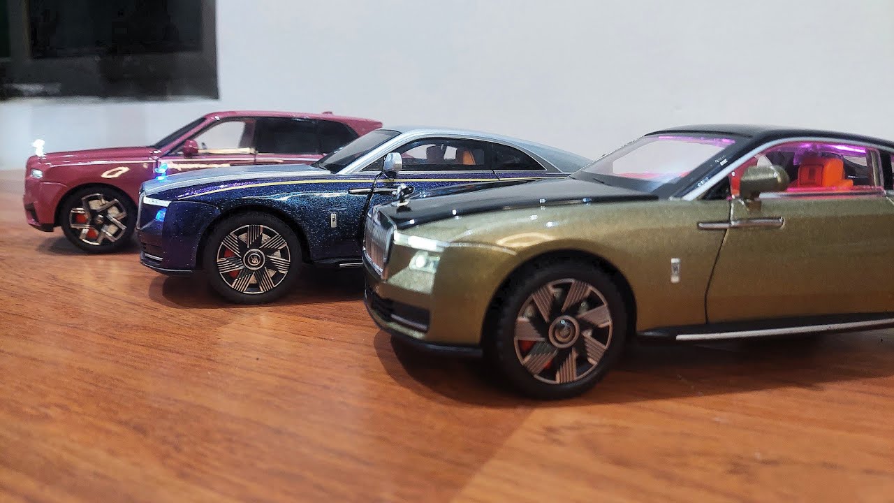 5 Rolls-Royce Diecast Models | Cinematic ASMR Close-Ups (2nd Episode)