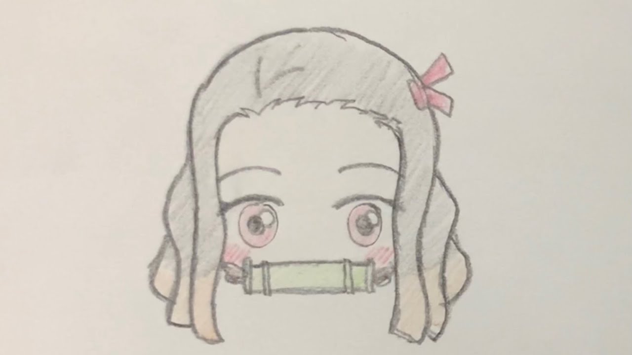How to Draw  Nezuko Easy | demon slayer tiktok