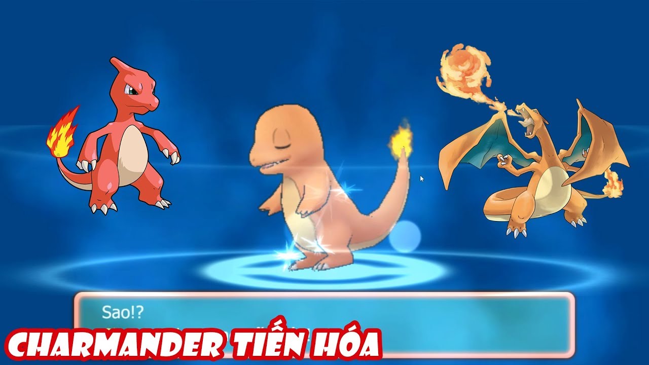 Thuần phục Chuột điện Pikachu - Tiến hóa đi nào Charmander