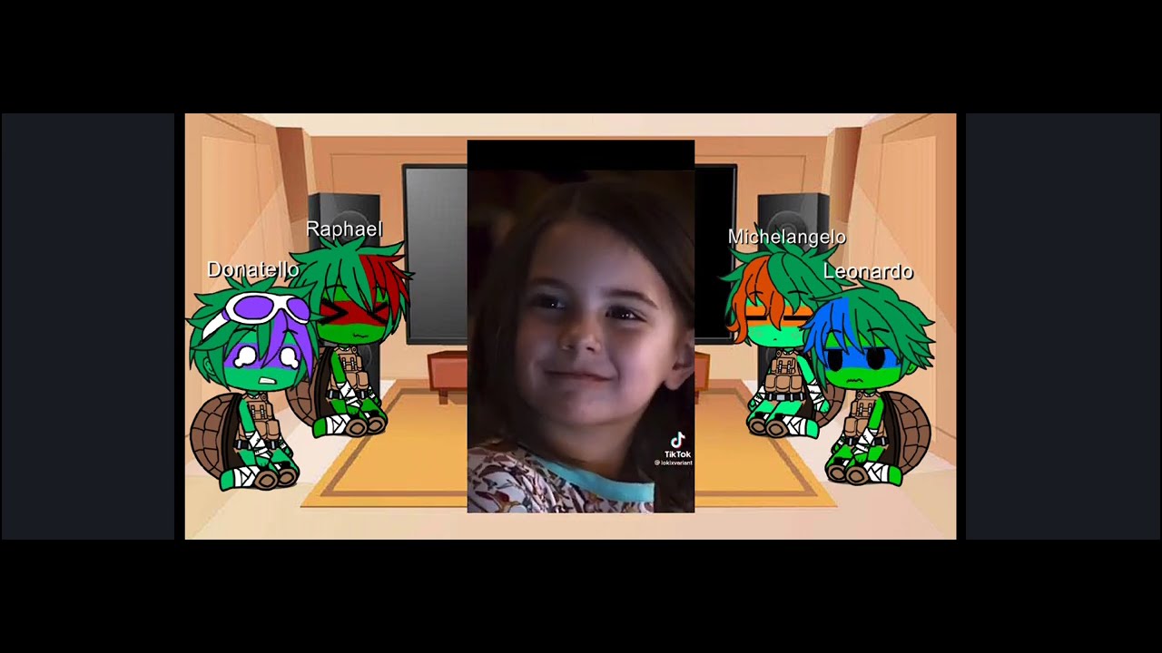 Tmnt 2012 reacts to them as humans/My Au/Part 1/2