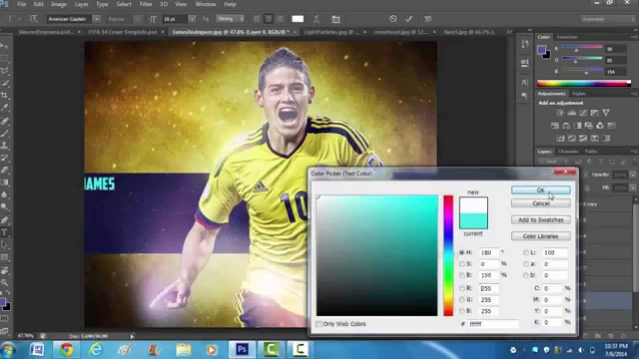 James Rodriguez Speed Art- Adobedits