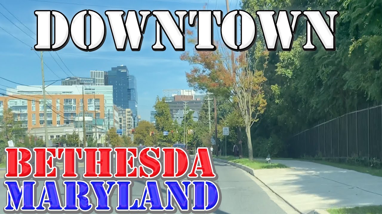 Bethesda - Maryland - 4K Downtown Drive