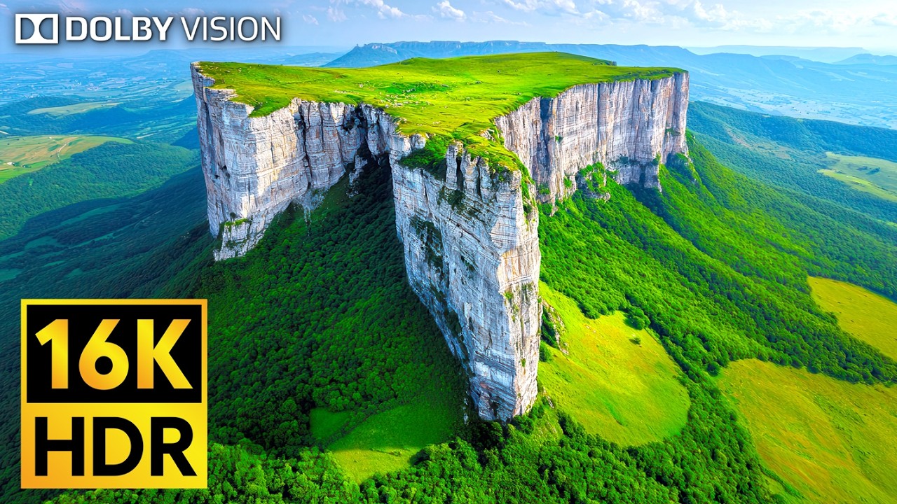 16K VIDEO ULTRA HD 240FPS - Beautiful Nature With Calming Music | Dolby OLED