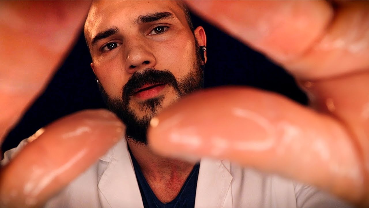 ASMR Gentle Face Massage with Personal Attention for Sleep | British Male Whispering Voice