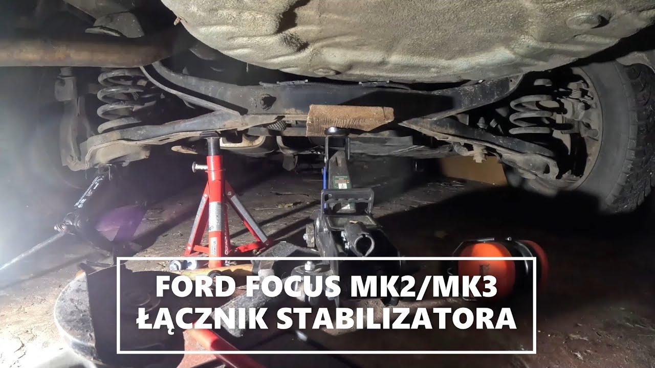 Ford Focus mk2/mk3 замена стойки заднего стабилизатора
