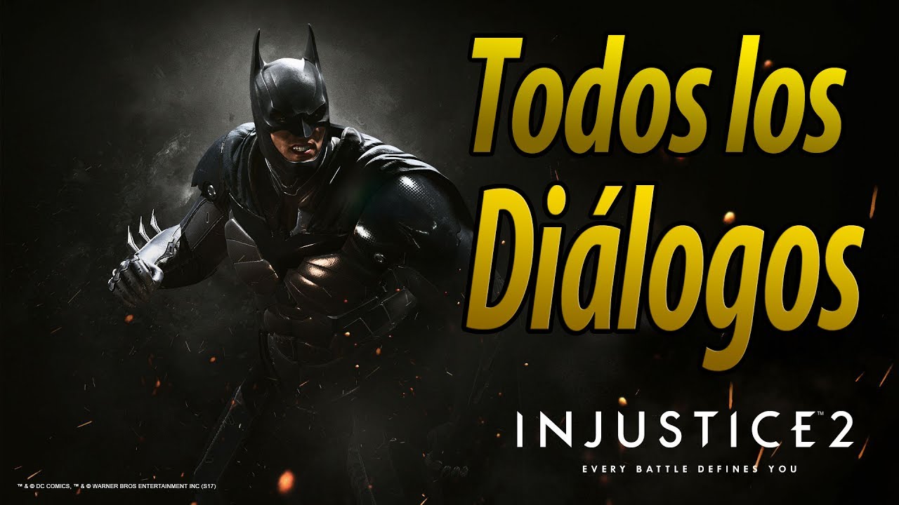 Injustice 2 | Español Latino | Todos los Diálogos | Batman | PS4 |