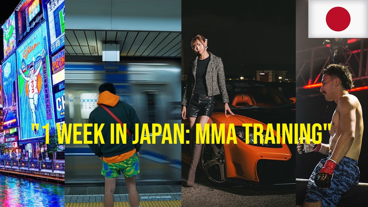 ONE WEEK Training MMA in Osaka, Fight Camp, Food & Exploring Japan