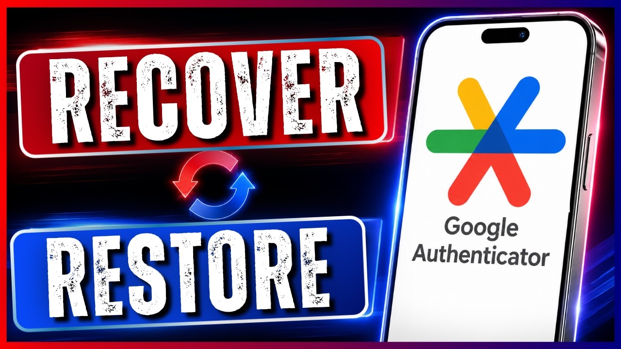 NEW: Recover Google Authenticator, How to Restore Google Authenticator Codes, Authenticator Recovery