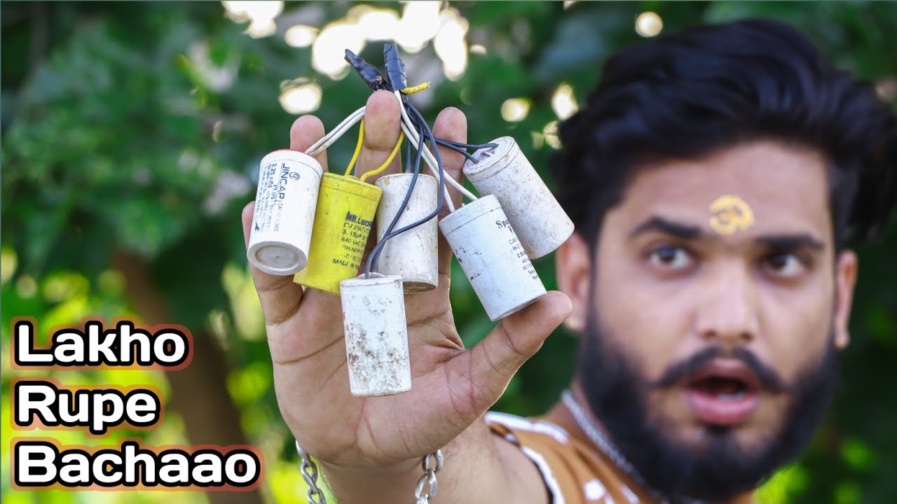 खराब fan capacitor बचाएंगे लाखो रुपए 😱 || Never throw away damaged fan capacitor.