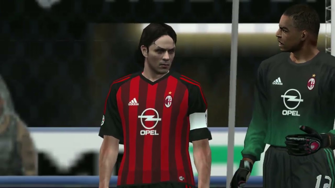 MASTER LEAGUE 2002/03 match 2 | Milan vs Chievo (Great goal by Seedorf)