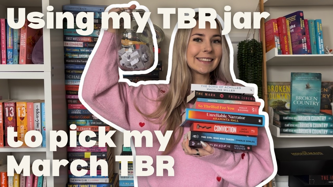 Using My TBR Jar To Pick My March TBR | The Books Fell On Me?