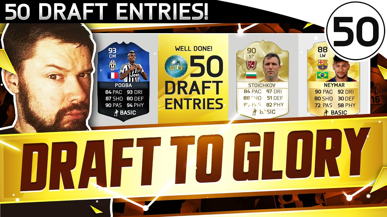 50 DRAFT ENTRIES!!! - FUT DRAFT TO GLORY #50 - FIFA 16 Ultimate Team
