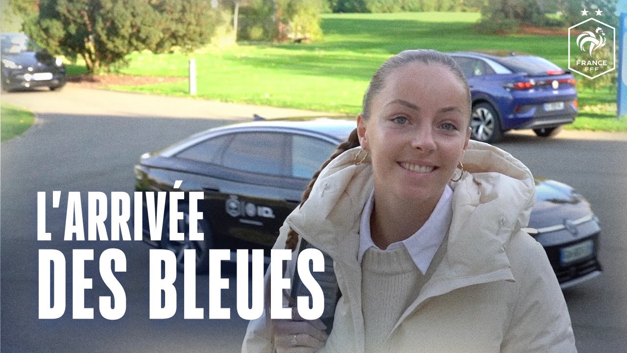 L'arrivée des Bleues