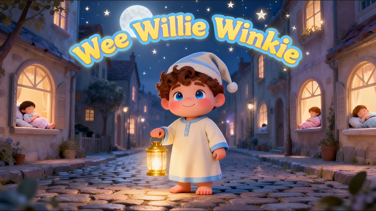👦 Wee Willie Winkie | Classic Nursery Rhyme for Kids 🎶✨