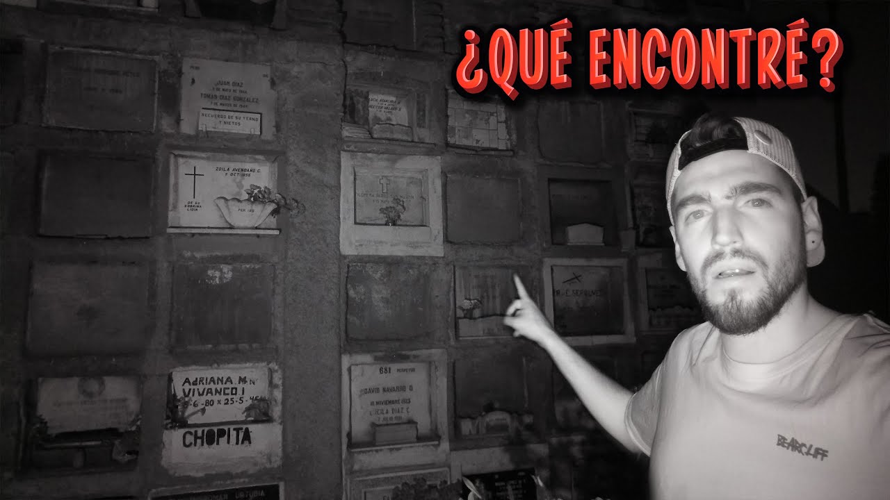 💀 ESTO SUCEDE en el CEMENTERIO GENERAL de NOCHE ✝️ USÉ una CÁMARA INFRARROJA ​⁠@Renzo94