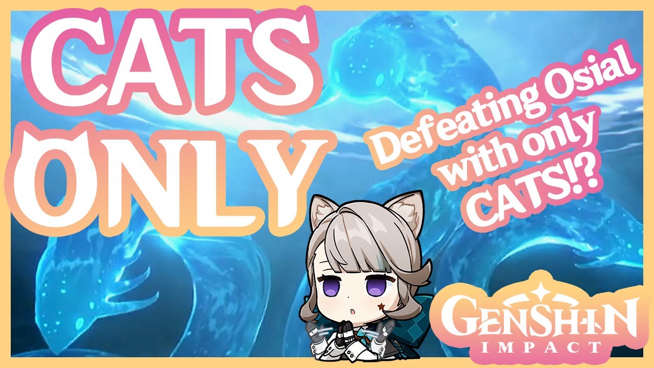 Saving Liyue Harbor with ONLY CATS | Genshin Impact CATS ONLY