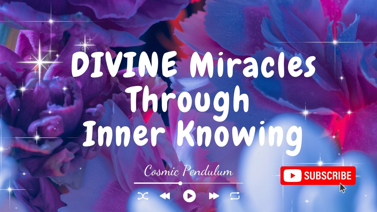DIVINE Miracles Through Inner Knowing 🥰😇🙏🏻 Create your own MIRACLES w/ Crystal Energy Healing Music