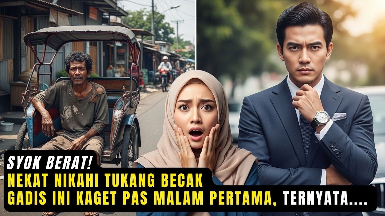 Gadis Penjual Rongsokan Nikahi Tukang Becak, Malam Pertama Syok Lihat Saldo Rekening Suami!