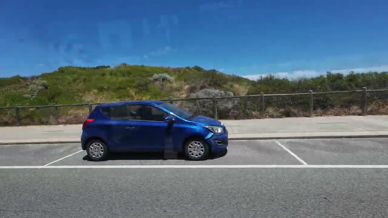 Australia by Bus - WA - Perth - Yanchep Beach to Yanchep Station 4k