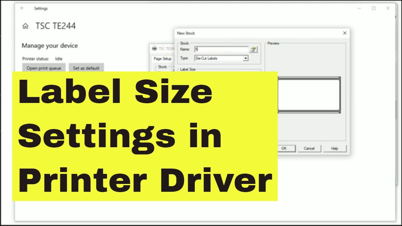 How to Adjust Label Size in Printer Driver and Crystal Report for Free Barcode Label Software