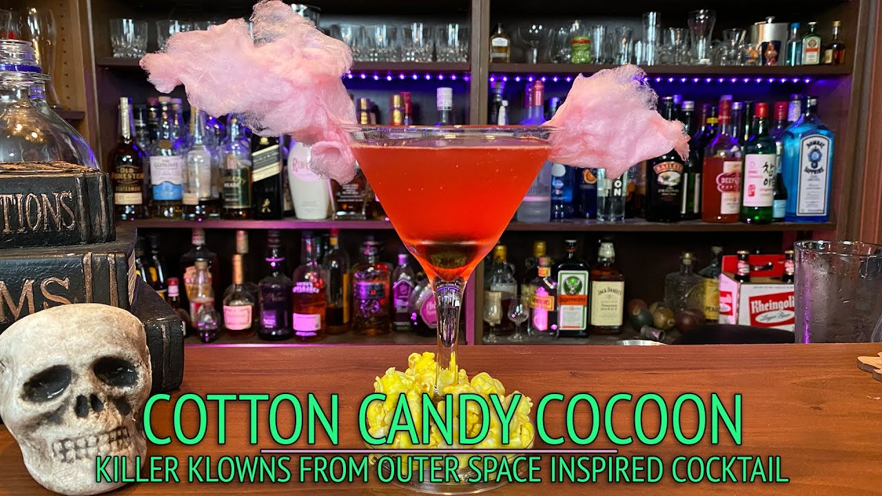 Cotton Candy Cocoon | Killer Klowns From Outer Space Inspired Cocktail