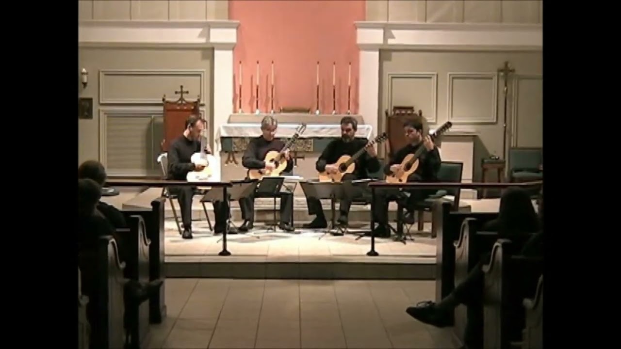 Villa Lobos - String Quartet No.5 - Brazilian Guitar Quartet