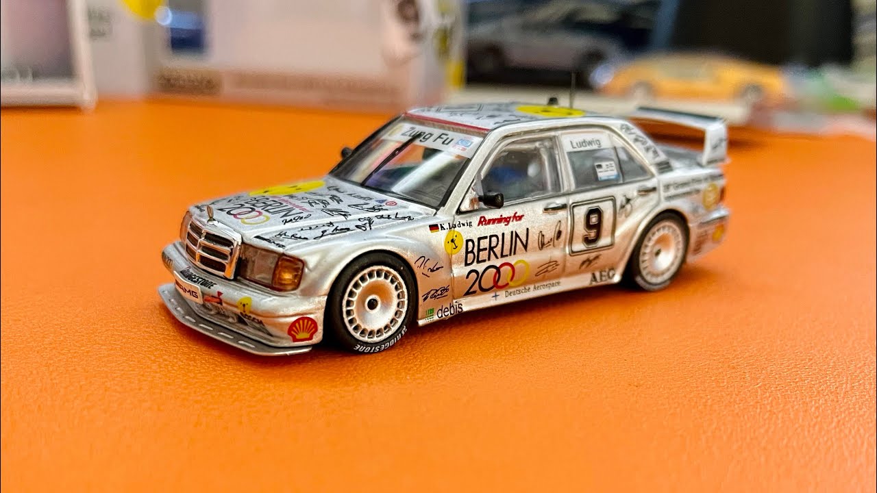 Tarmac Works Mercedes-Benz 190E EvoII Macau Guia Race 1992 #9 1/64