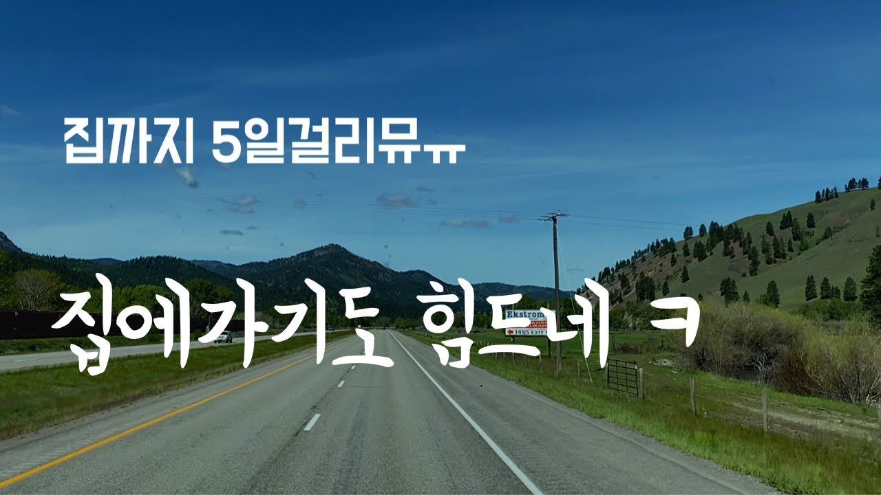 19화 미국트럭커의 일상 - 드디어 집에간다!!! 근데 집까지 4,400km