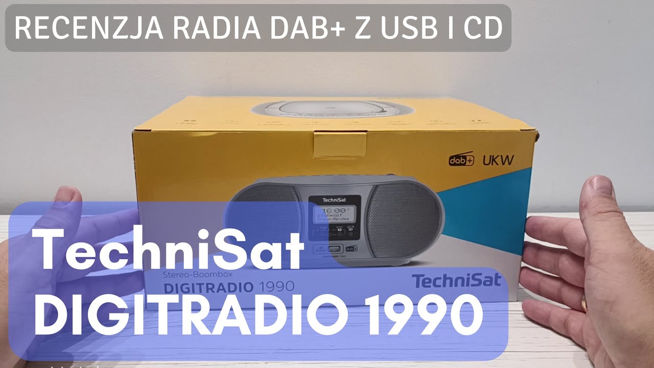 TechniSat DIGITRADIO 1990 - radio DAB+ z funkcją  Bluetooth i odtwarzaczem CD-  recenzja / test