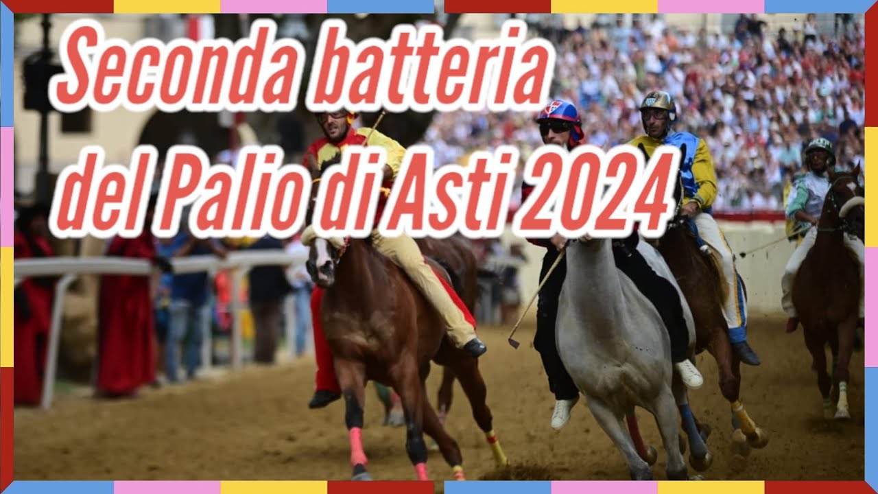 La seconda batteria del Palio di Asti 2024